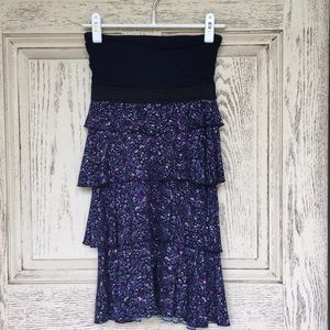 Express strapless dress